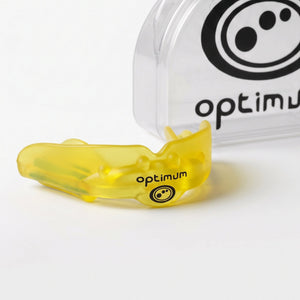 Yellow Optimum Matrix sports mouthguard, image 3 of 3 - Optimum