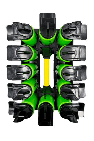 Bottle Carrier Set with 12 Reusable Sports Bottles – Team & Gym Use - Optimum