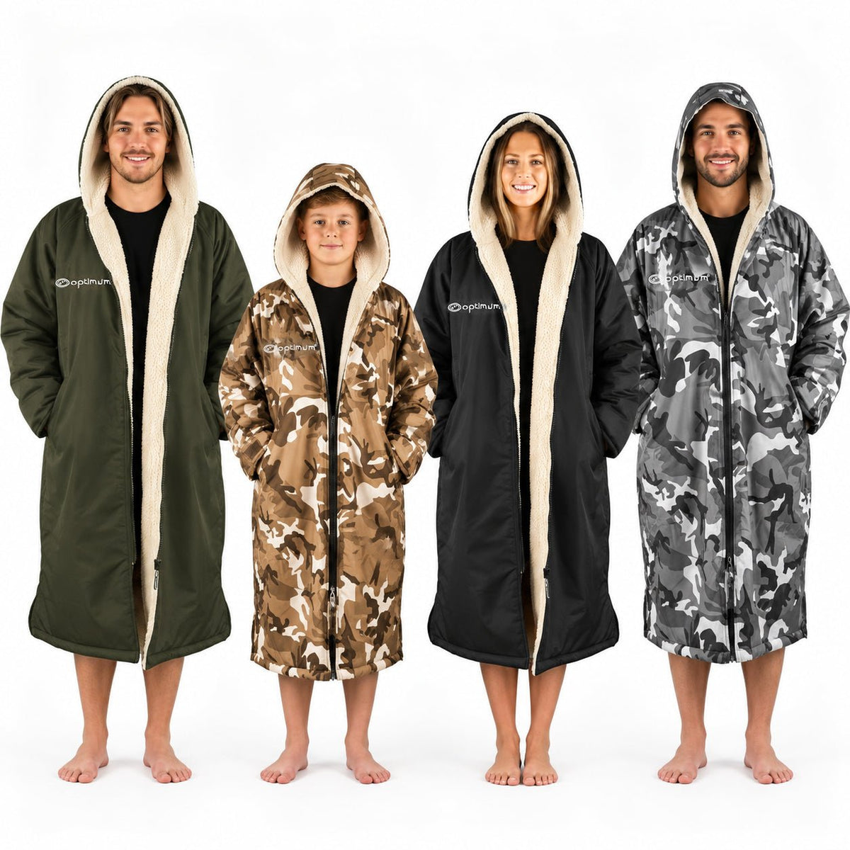 Drywrap Changing Robe - Waterproof, Fleece-Lined | Optimum Sport - Optimum