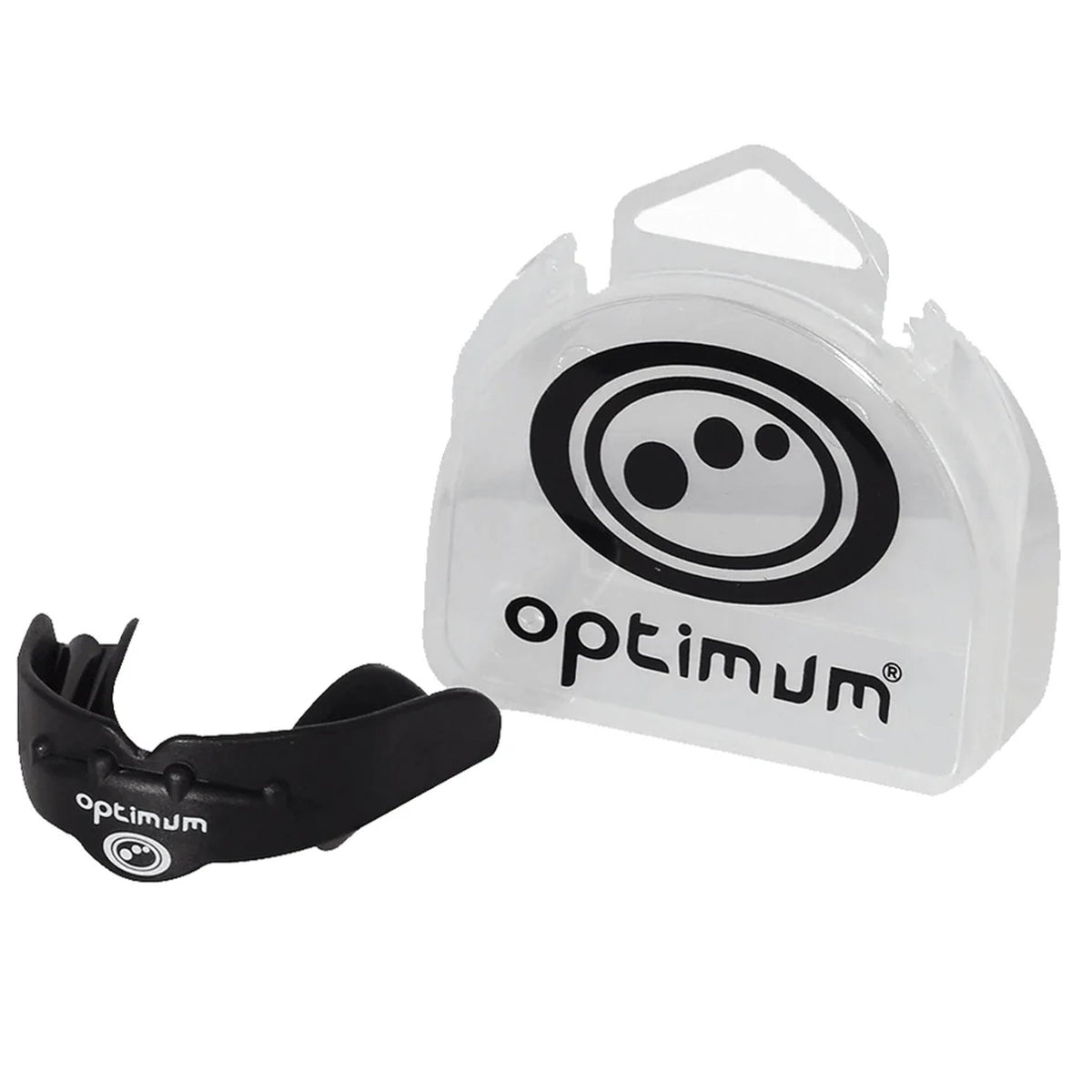 Black Optimum Matrix sports mouthguard, image 1 of 3 - Optimum