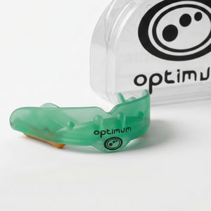 Green Optimum Matrix sports mouthguard, image 3 of 3 - Optimum