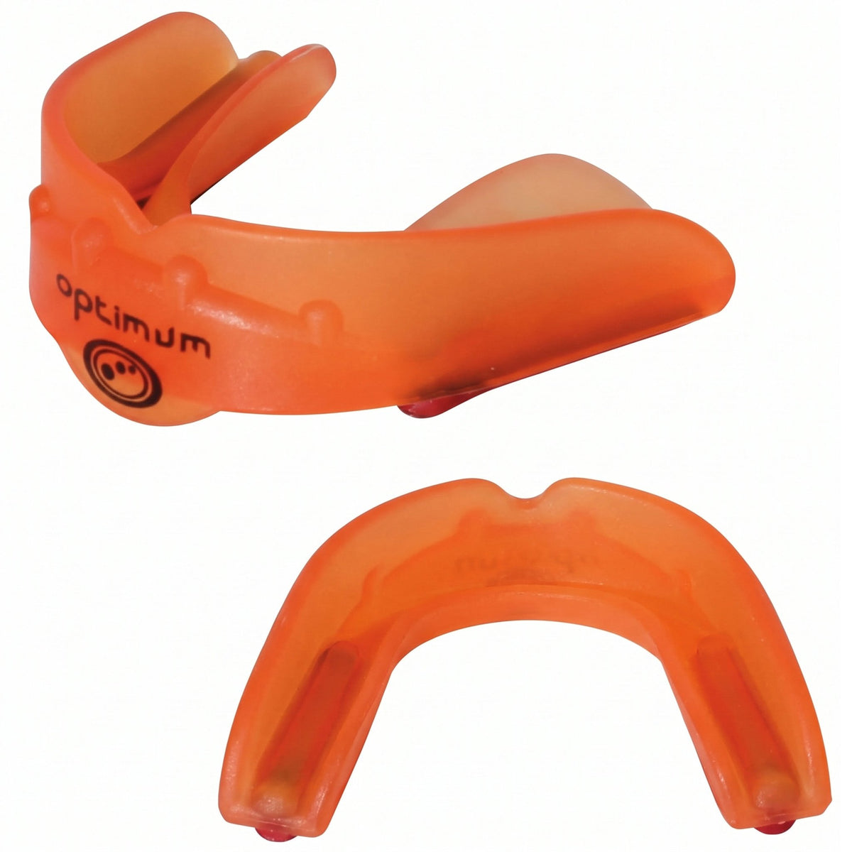 Orange Optimum Matrix sports mouthguard, image 2 of 3 - Optimum