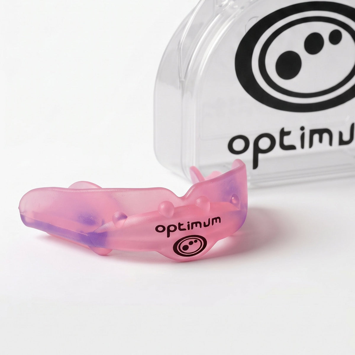Pink Optimum Matrix sports mouthguard, image 3 of 3 - Optimum