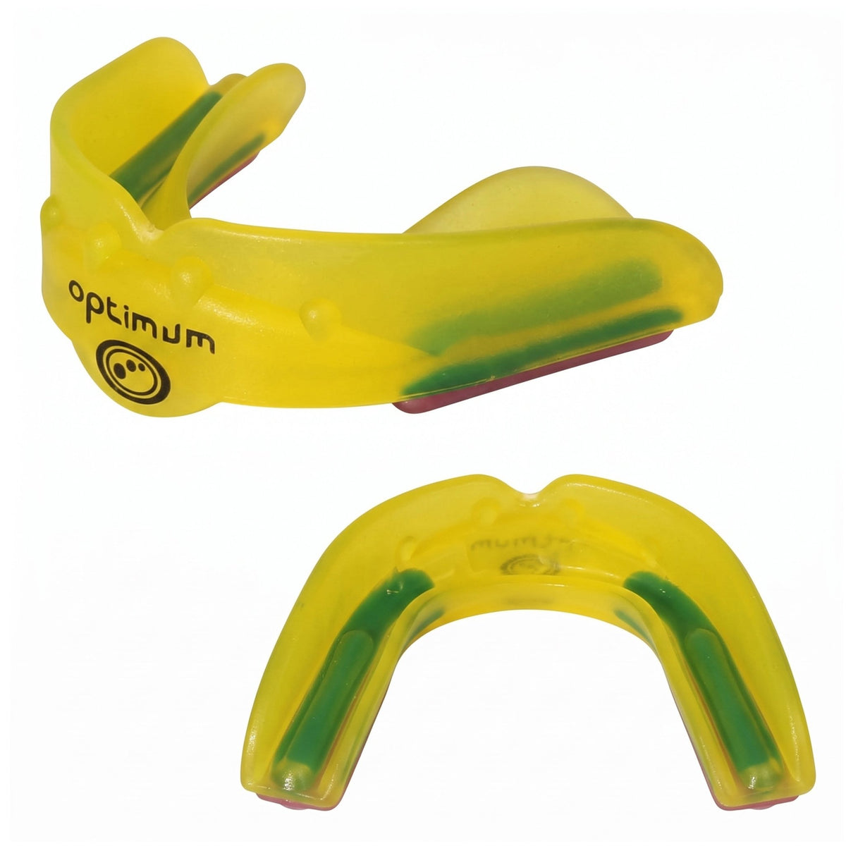Yellow Optimum Matrix sports mouthguard, image 2 of 3 - Optimum