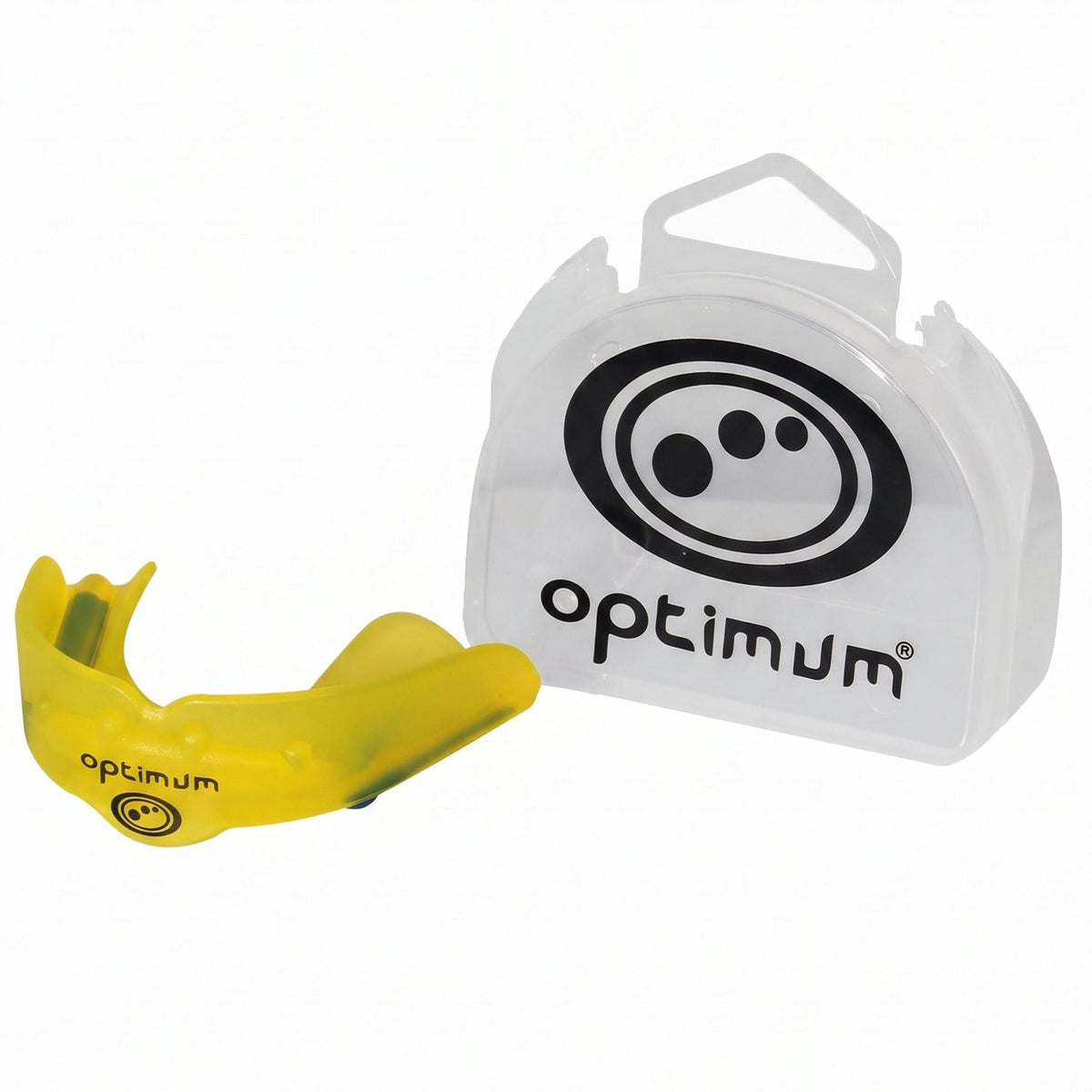 Yellow Optimum Matrix sports mouthguard, image 1 of 3 - Optimum
