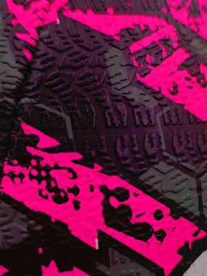 Street Rugby Ball – Black/Pink, Size 4 - Optimum