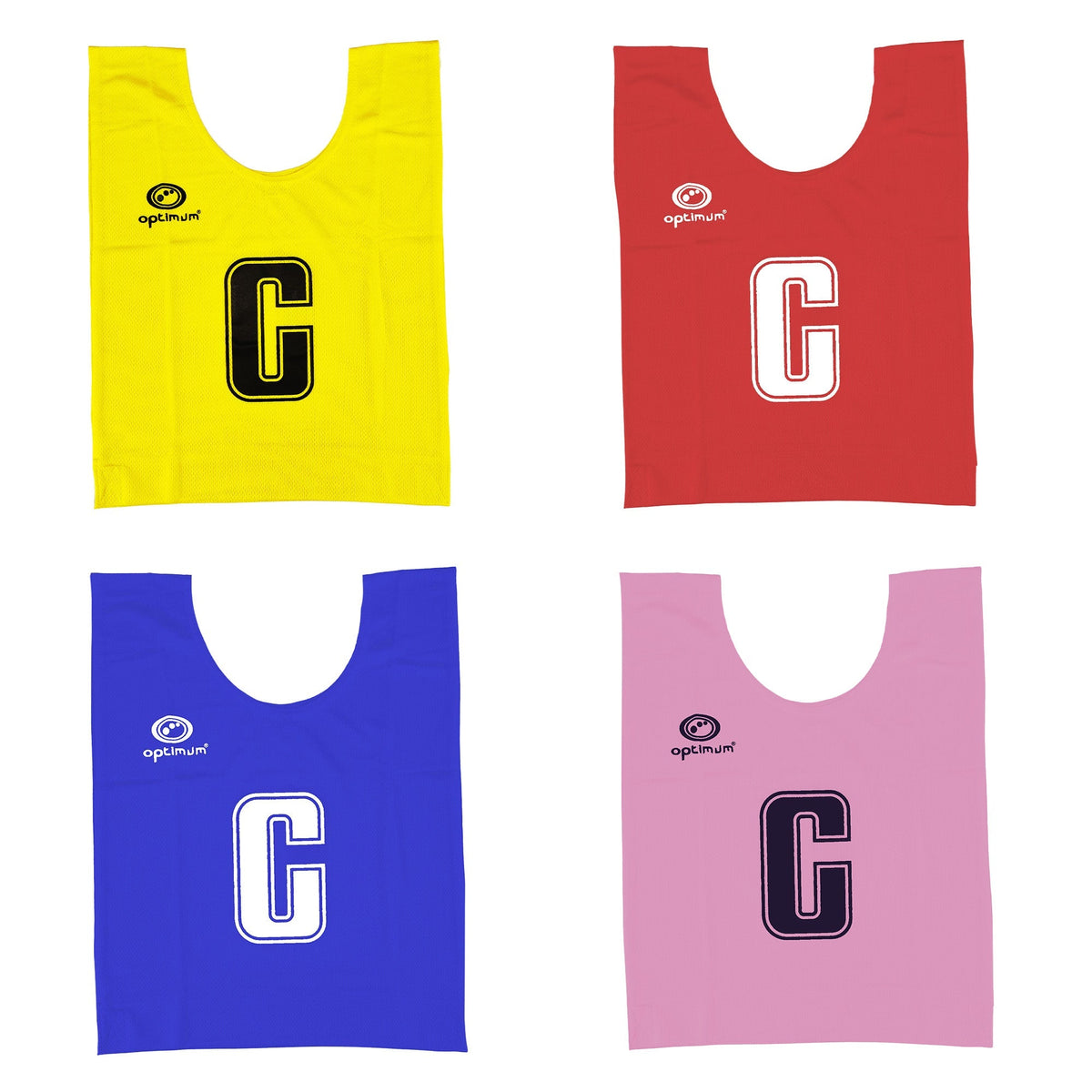 Netball Training Bibs – 7 Pack, Junior & Senior - Optimum